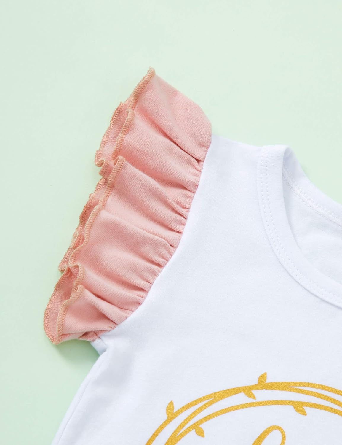 Newborn Baby Girl Clothes Rainbow Romper Short Sets Infant Girl Summer Little Sister Outfits 3PC